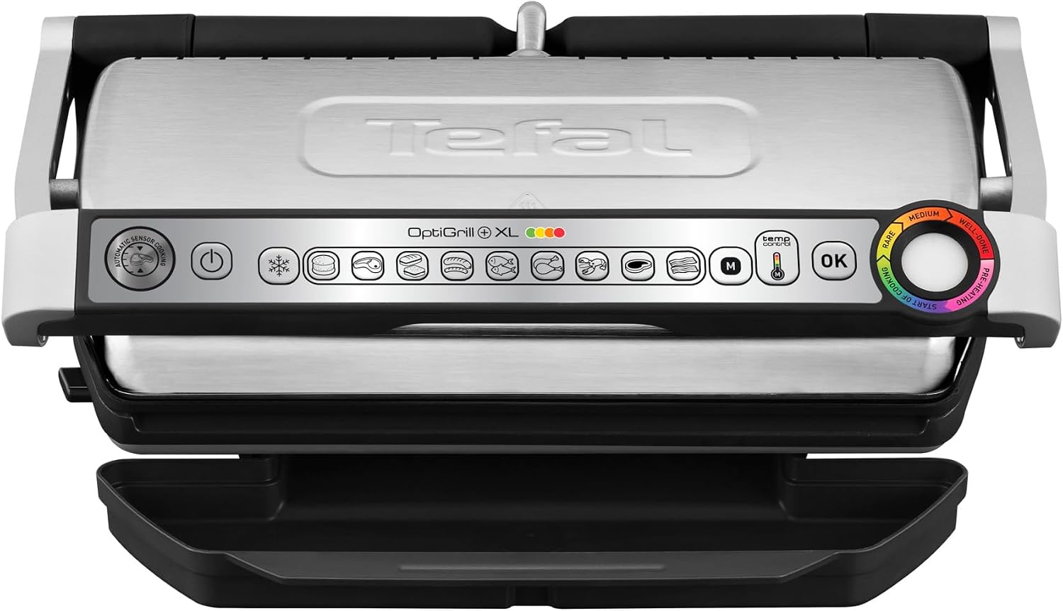 Optigrill+ XL, Grill intelligent, 9 programmes, Mode manuel, XL jusqu’à 8 personnes, GC722D16