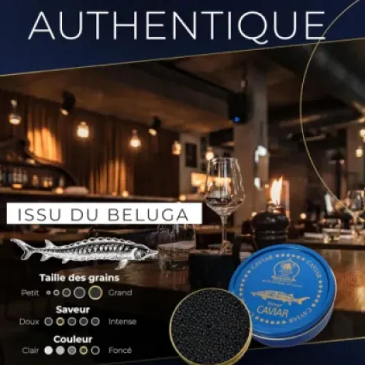 Test Caviar Beluga Original Huso Huso 250 g : du haut de gamme qui divise