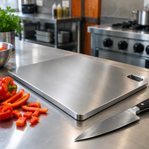 Pourquoi les planches à découper en titane s’imposent dans les cuisines professionnelles
