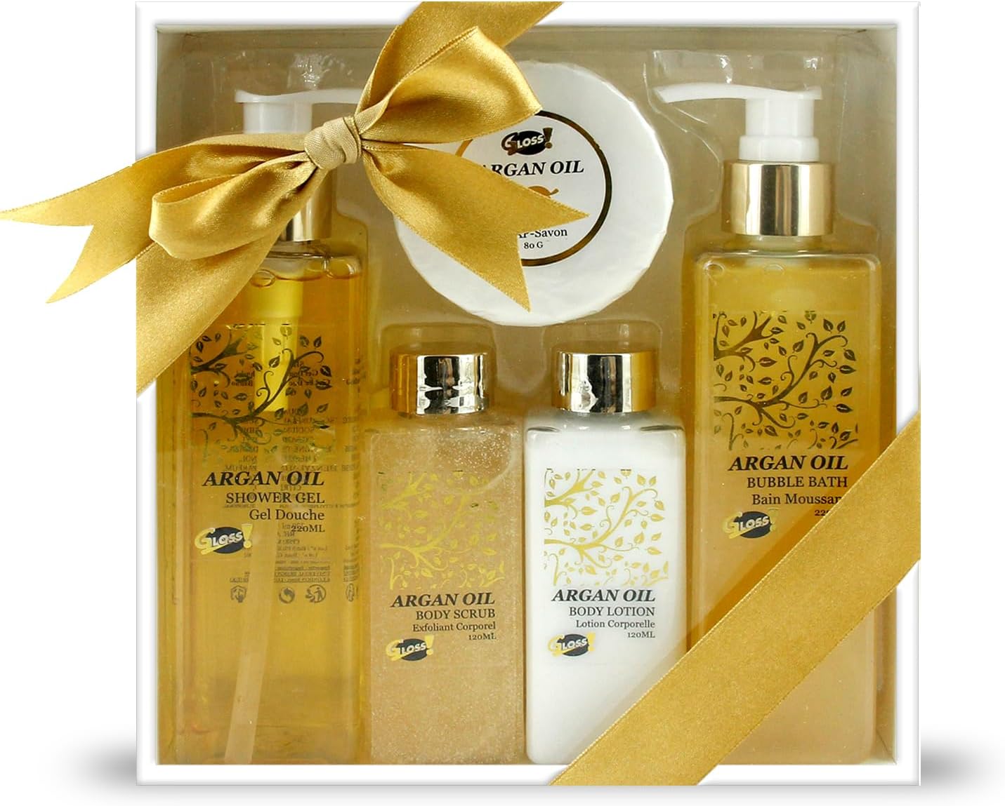 Coffret Cadeau pour Femme - Produits de Bain à l’Huile d’Argan - Idée de Cadeau Original pour Femmes - Idéal Anniversaire Maman - Panier de Beauté, Soin et Bien-être - EVASION by Gloss!