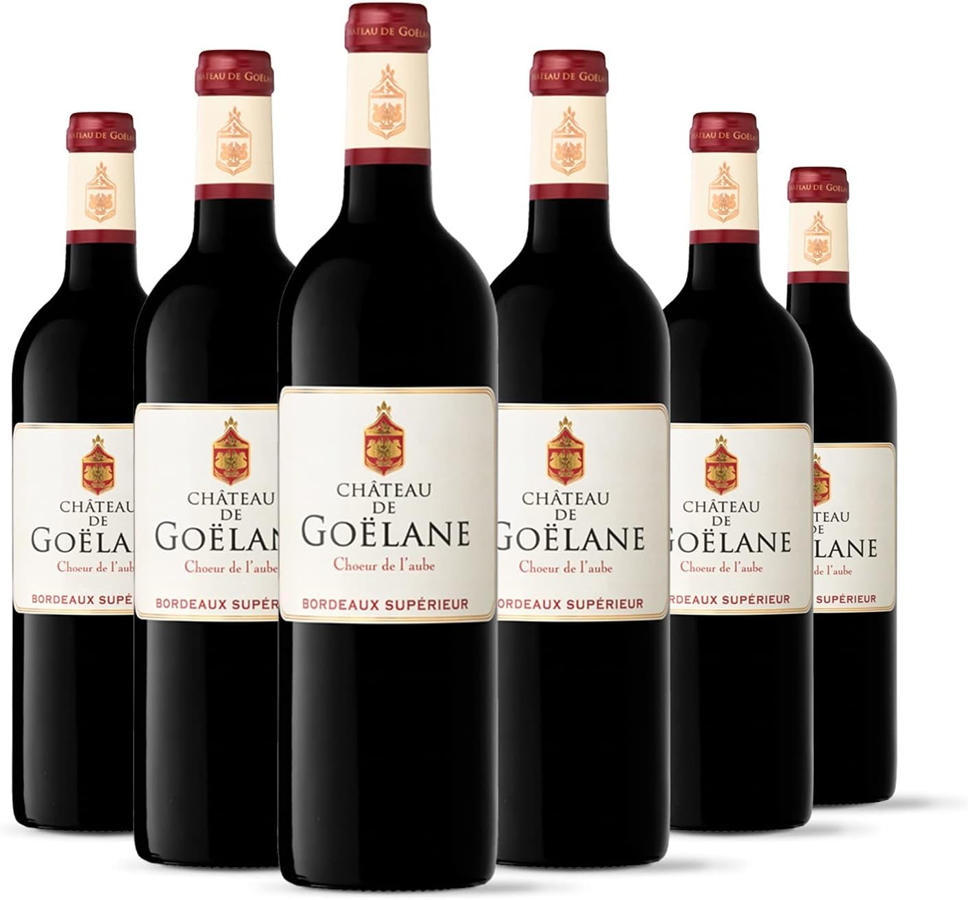Château de Goëlane Chœur de l'Aube - AOP Bordeaux Supérieur - Vin Rouge - Millésime 2016 - Terra Vitis - Lot de 6 bouteilles x 75 cl