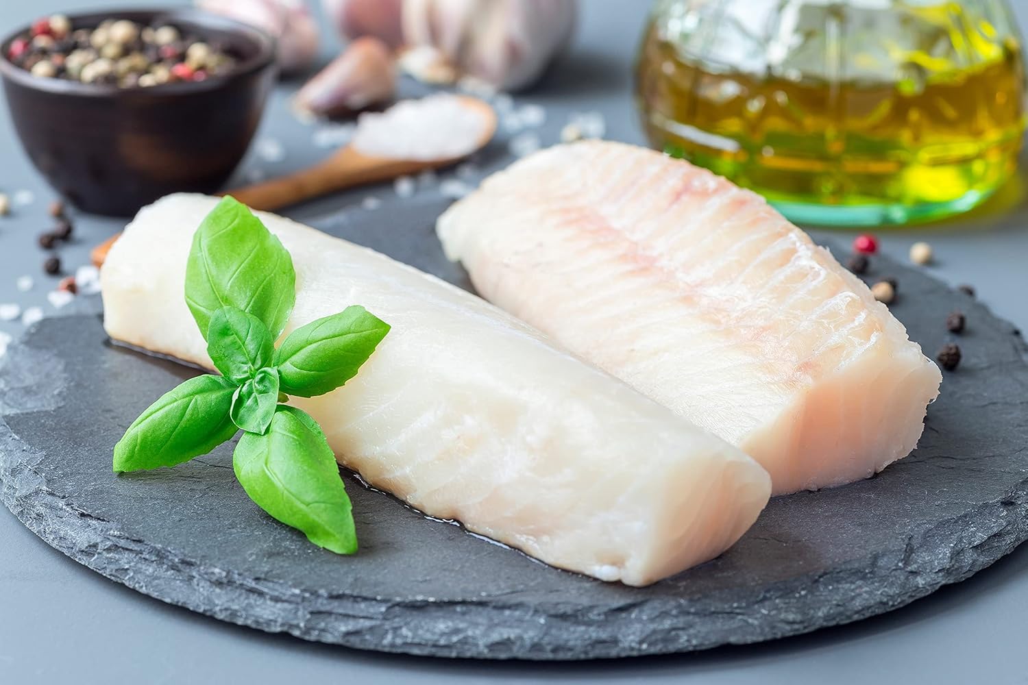 Panier de 2 kg de Filets Frais de Dos de cabillaud - Pêché en Atlantique Nord -Est