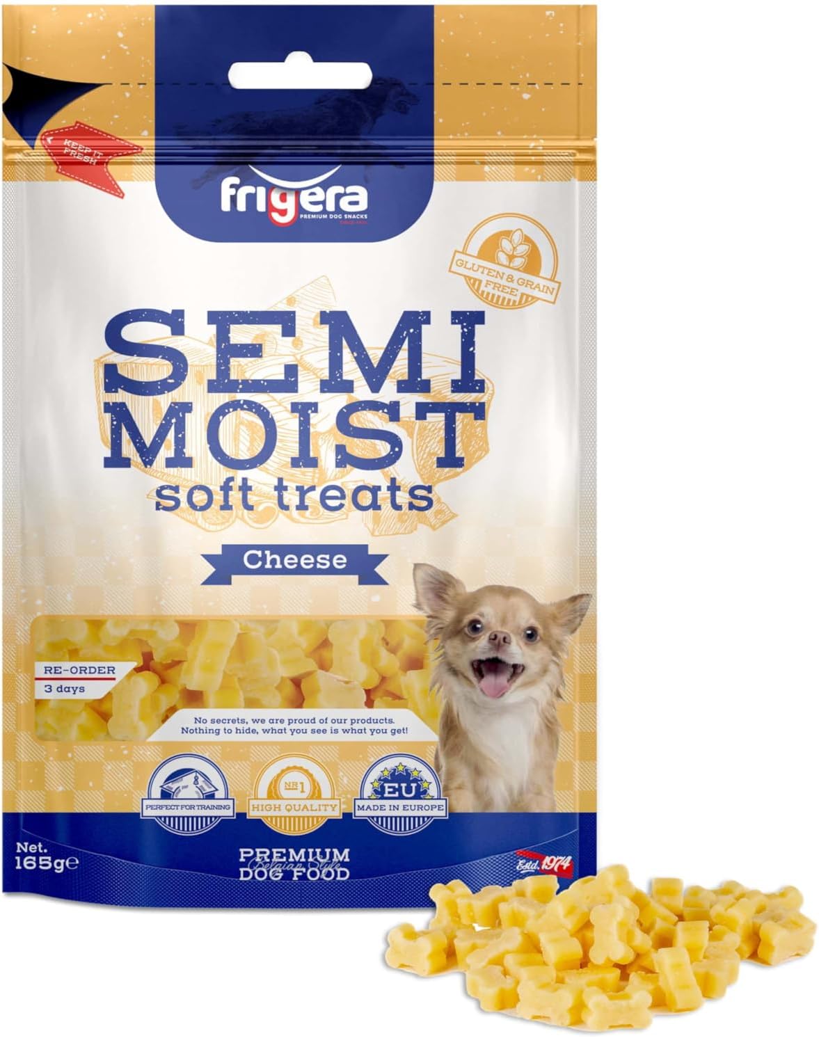 Semi-Moist Soft Treats GF Fromage 165g