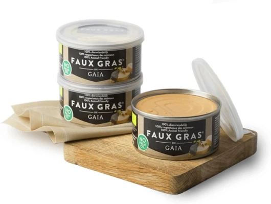Gaia - Faux Gras de Gaia - 125g - Alternative au foie gras 100% végétale et respectueuse des animaux