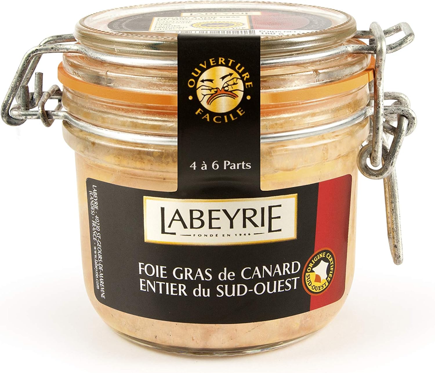 LABEYRIE Foie-Gras Canard Entier IGP SUD-OUEST 4 à 6 parts
