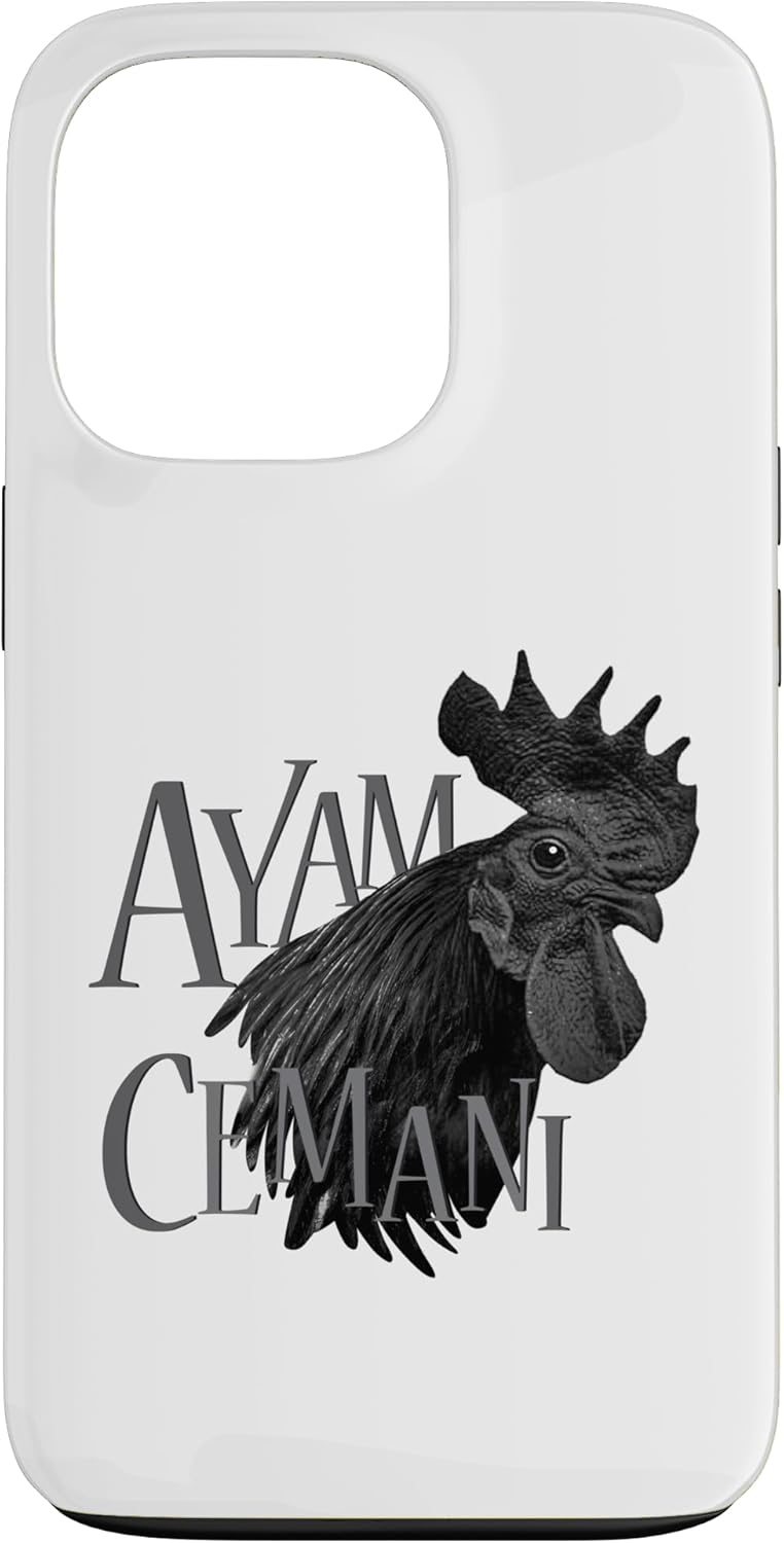 Ayam Cemani - Coq - Poules Coque pour iPhone 13 Pro