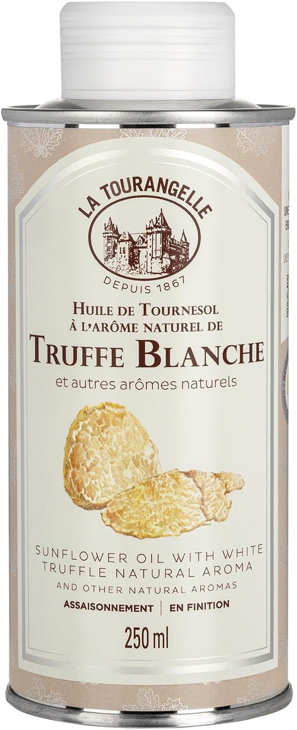 Huile de tournesol à l'arôme naurel de truffe blanche - Tuber Magnatum - Huile prestigieuse - 250ml Truffe Blanche 250ml