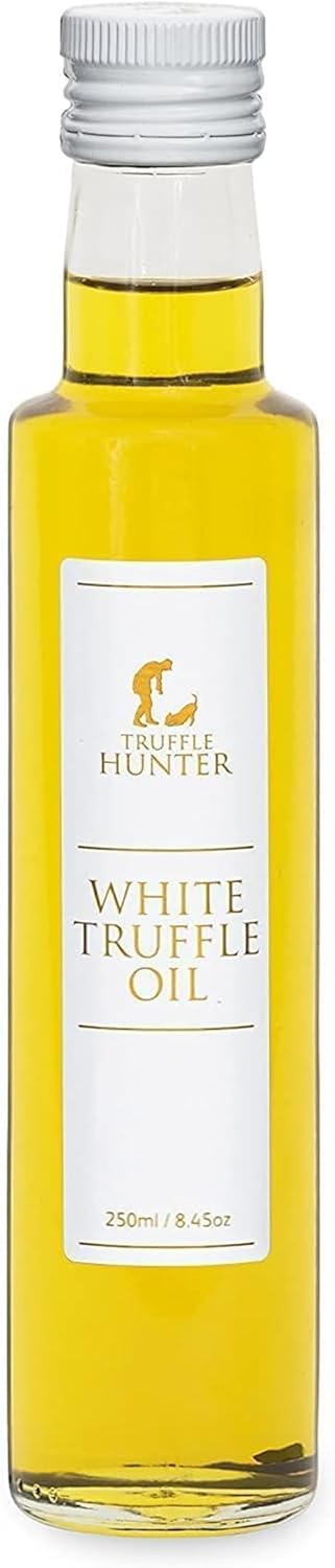Huile de Truffe Blanche - Huile d'Olive Extra Vierge pour Cuisine et Assaisonnement - 250 ml Premium 250 ml (Lot de 1)