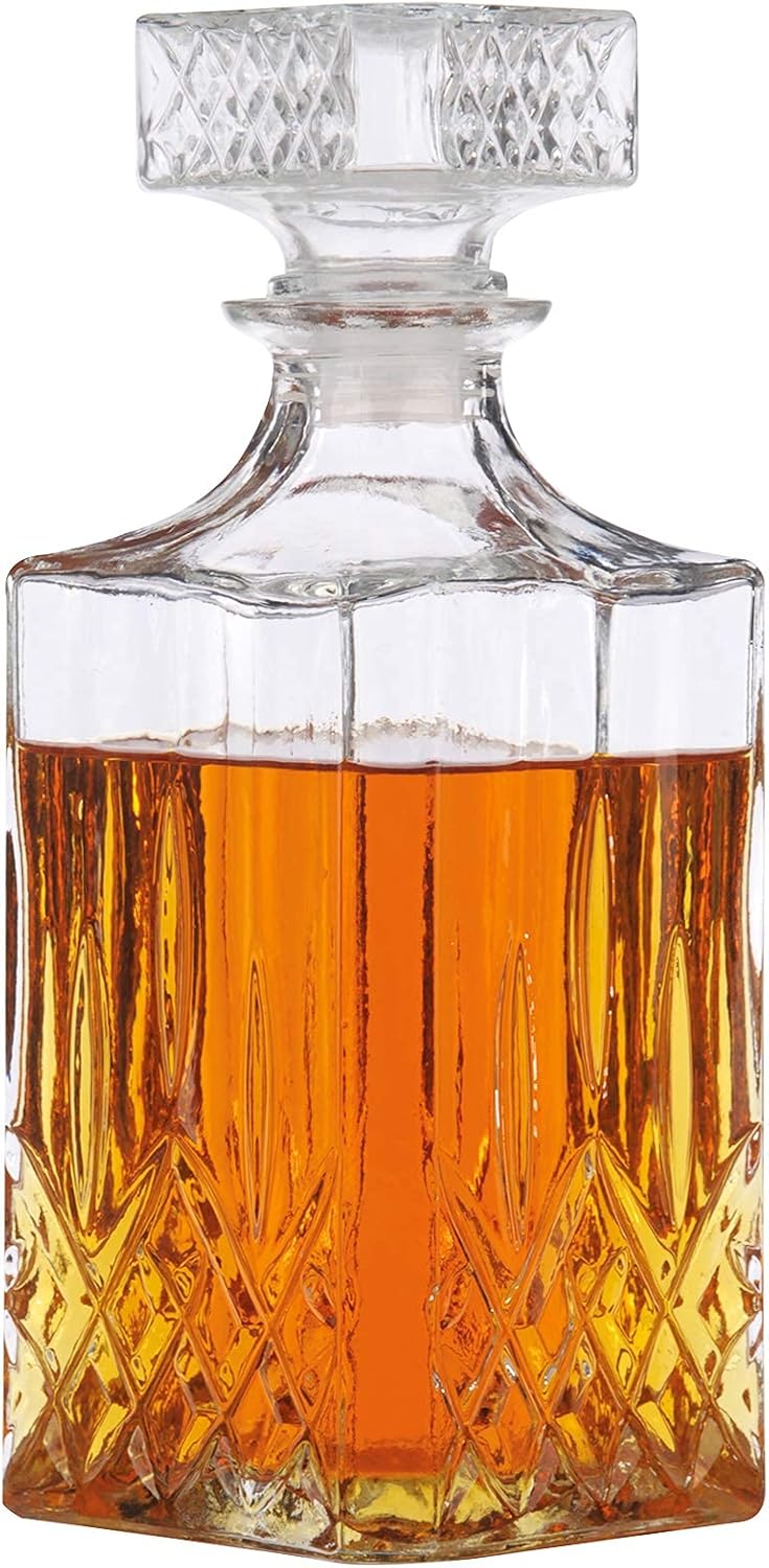 Alpina - Carafe à whisky - Carafe en verre - Cognac - Liqueur - Carafe à whisky
