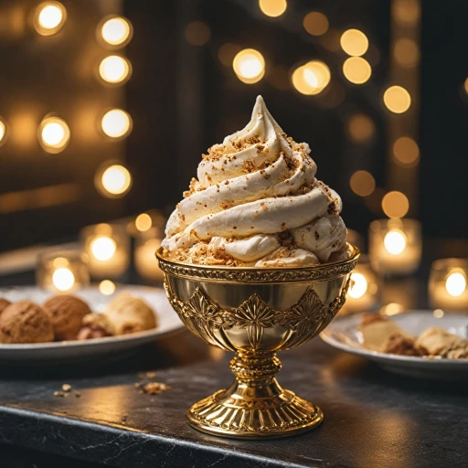 L'expérience sensorielle de la glace golden opulence