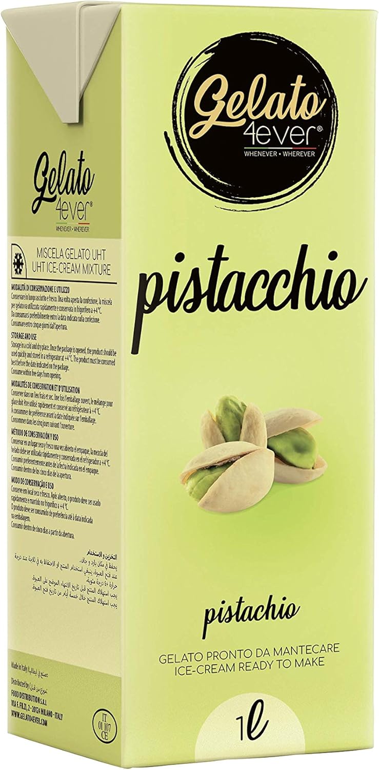 Crème glacée prêt à faire - Pistache (Gelato ready to make)