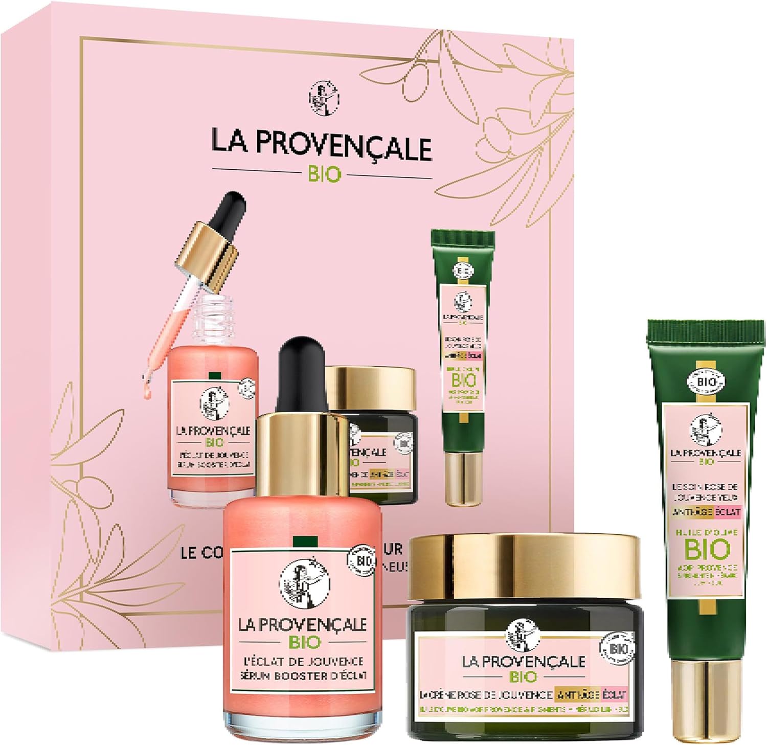 Activateur d'éclat certifié bio Boîte rose