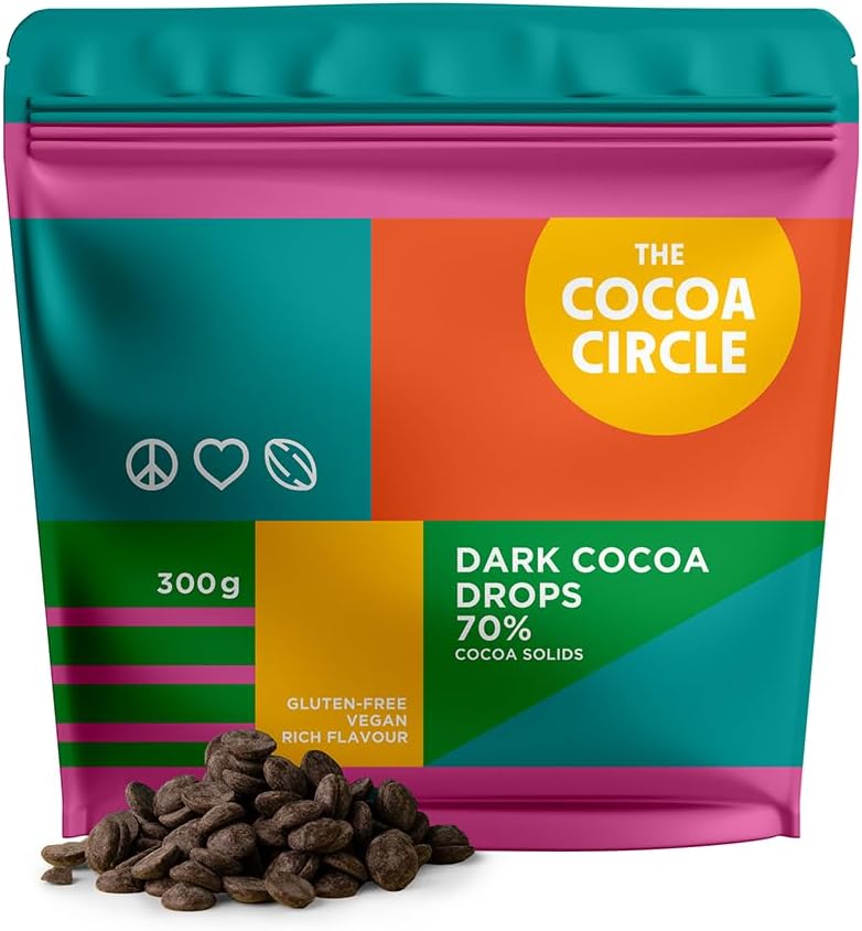 Pépites 70,5% cacao - 300 g - Du chocolat d'origine unique torréfié à partir de fèves de cacao complètes, aux notes fruitées et à la saveur moelleuse