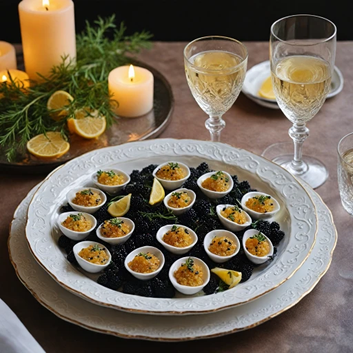L'élégance du caviar osetra doré
