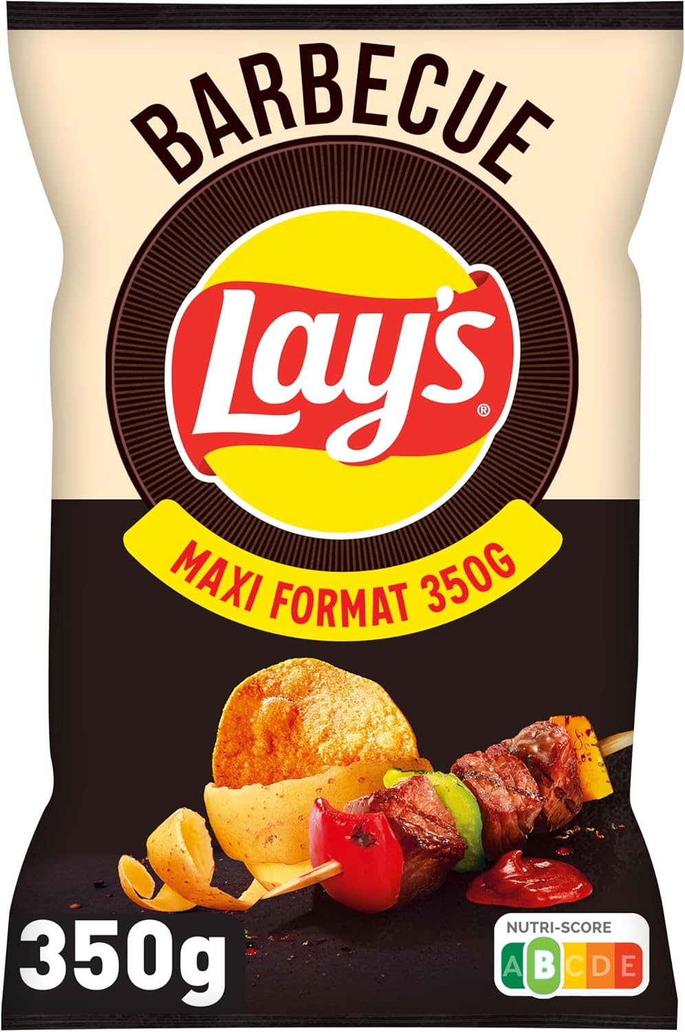 Lay's Chips saveur barbecue maxi format 350 g Barbecue 350 g (Lot de 1)