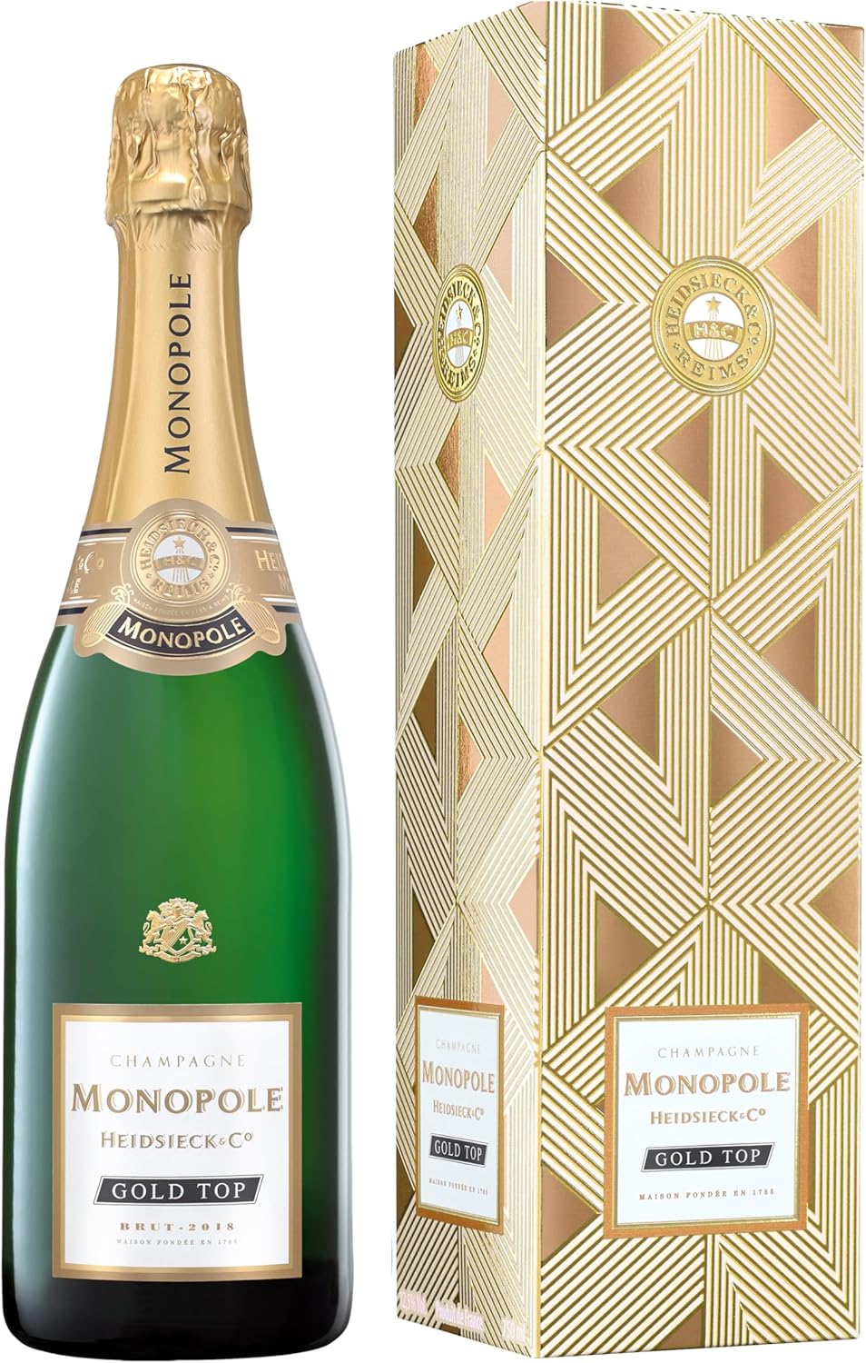 Champagne Heidsieck & C° Monopole Gold Top Millésime 2010 sous étui - 75cl