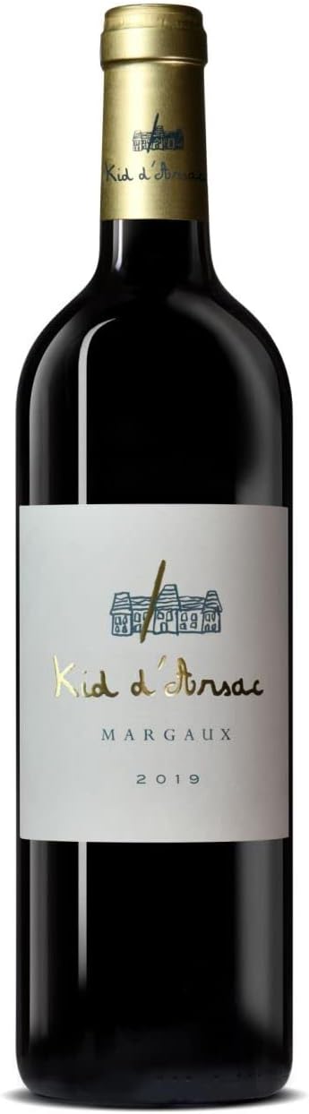 Kid d'Arsac - Vin Rouge - AOP Margaux - Millésime 2019 - 1 bouteille x 75cl Rouge 0.75 L