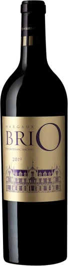 BriO de Cantenac Brown - Vin Rouge - AOP Margaux - Millésime 2019 - 1 bouteille x 75cl Rouge 0.75 L