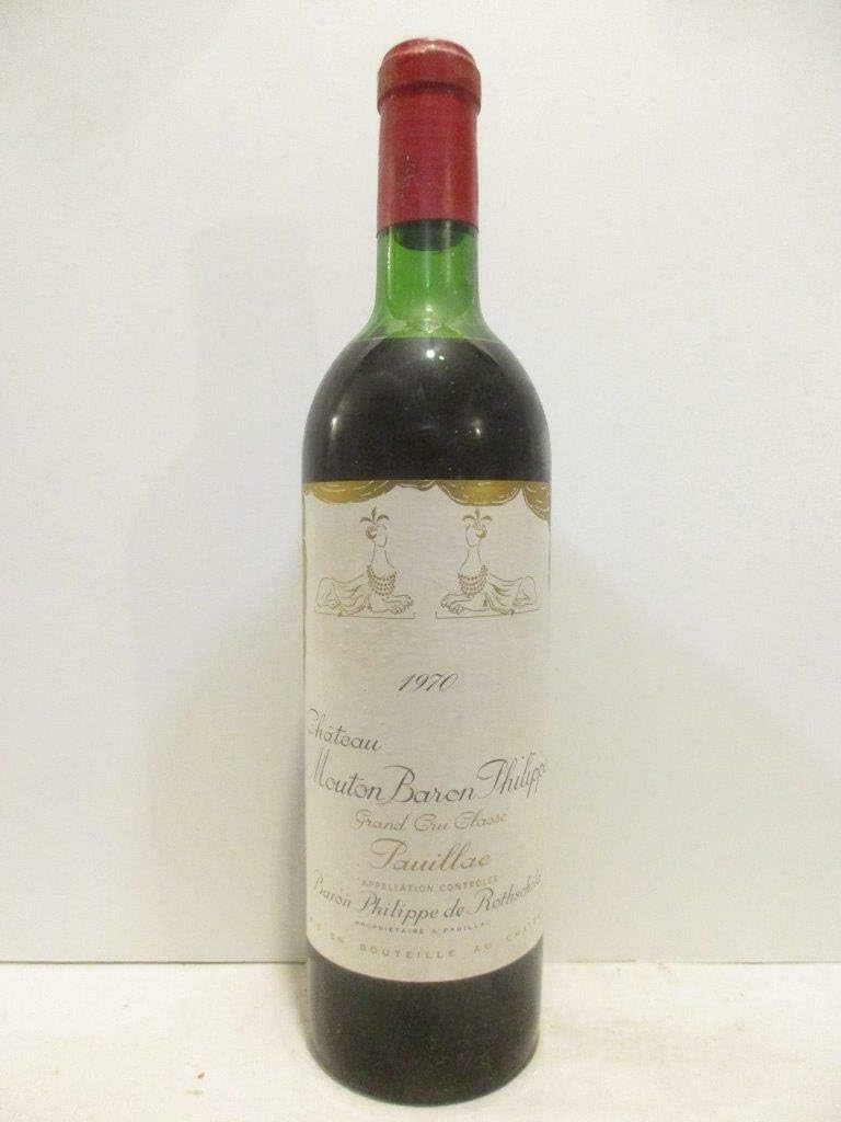 Pauillac château mouton baron philippe de rothschild grand cru classé (b3) rouge 1970 - bordeaux