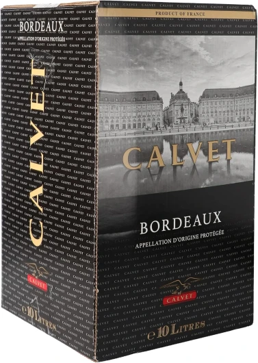 Bordeaux AOP Vin Rouge - France - Bag In Box BIB 10L (1 X 10L) Unique