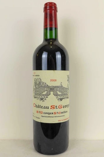 Saint-georges saint-émilion château saint-georges sce petrus desbois rouge 2006 - bordeaux