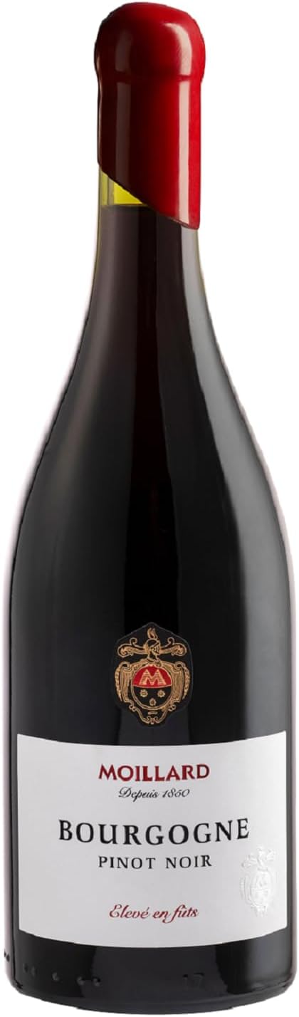 Moillard - Pinot Noir, Vin rouge de Bourgogne, élevé en fûts de chêne (1 x 0,75L)