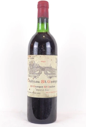 Saint-georges saint-émilion château saint-georges sce petrus desbois rouge 1982 - bordeaux