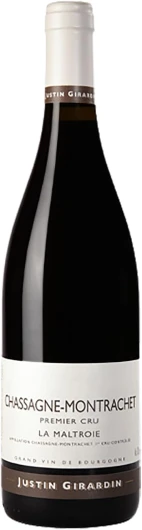 Chassagne-Montrachet 1er Cru Clos Saint-Jean - Rouge 2019 - Justin Girardin - Grand Vin Rouge de Bourgogne (75cl) BIO