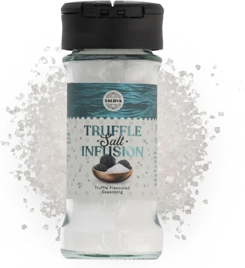 Infusion de Sel à la Truffe – Sel Marin Infusé à la Truffe Premium – Conçu pour la Cuisine Gourmande & l'Assaisonnement – Pot en Verre (95g) Truffe Salt Infusion