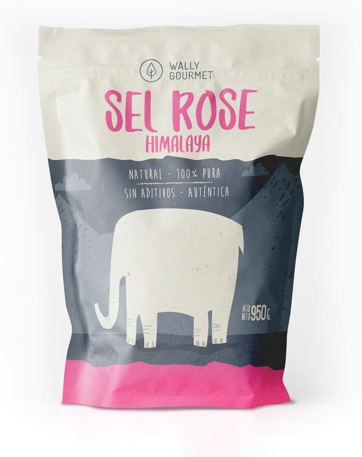 Sel Rose De l'Himalaya, Fin, 100% Naturel - Pas D'additifs, Pas De Raffinage - Teneur Plus Élevée En Oligo-Éléments - Assaisonner Et Assaisonner - Origine : Pakistan
