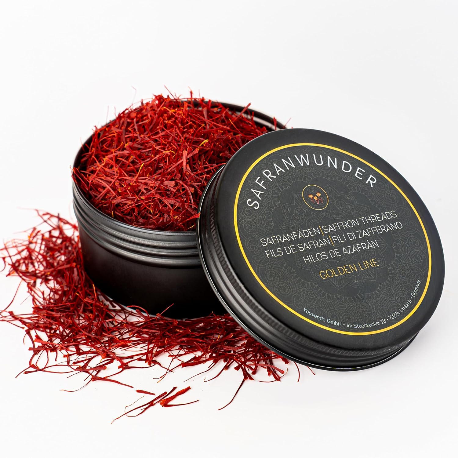 Safranwunder Fils safran de qualité supérieure - 5g - Qualité supérieure - Classe 1 (Super Negin) 5 gr