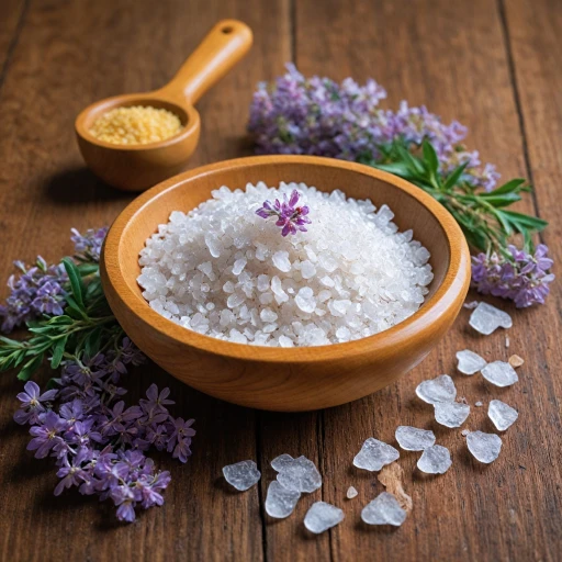 L'art du sel parfumé au bois de santal