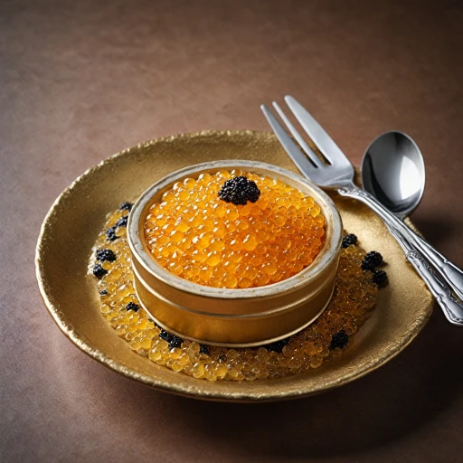 L'élégance du caviar ossetra doré : un trésor gastronomique