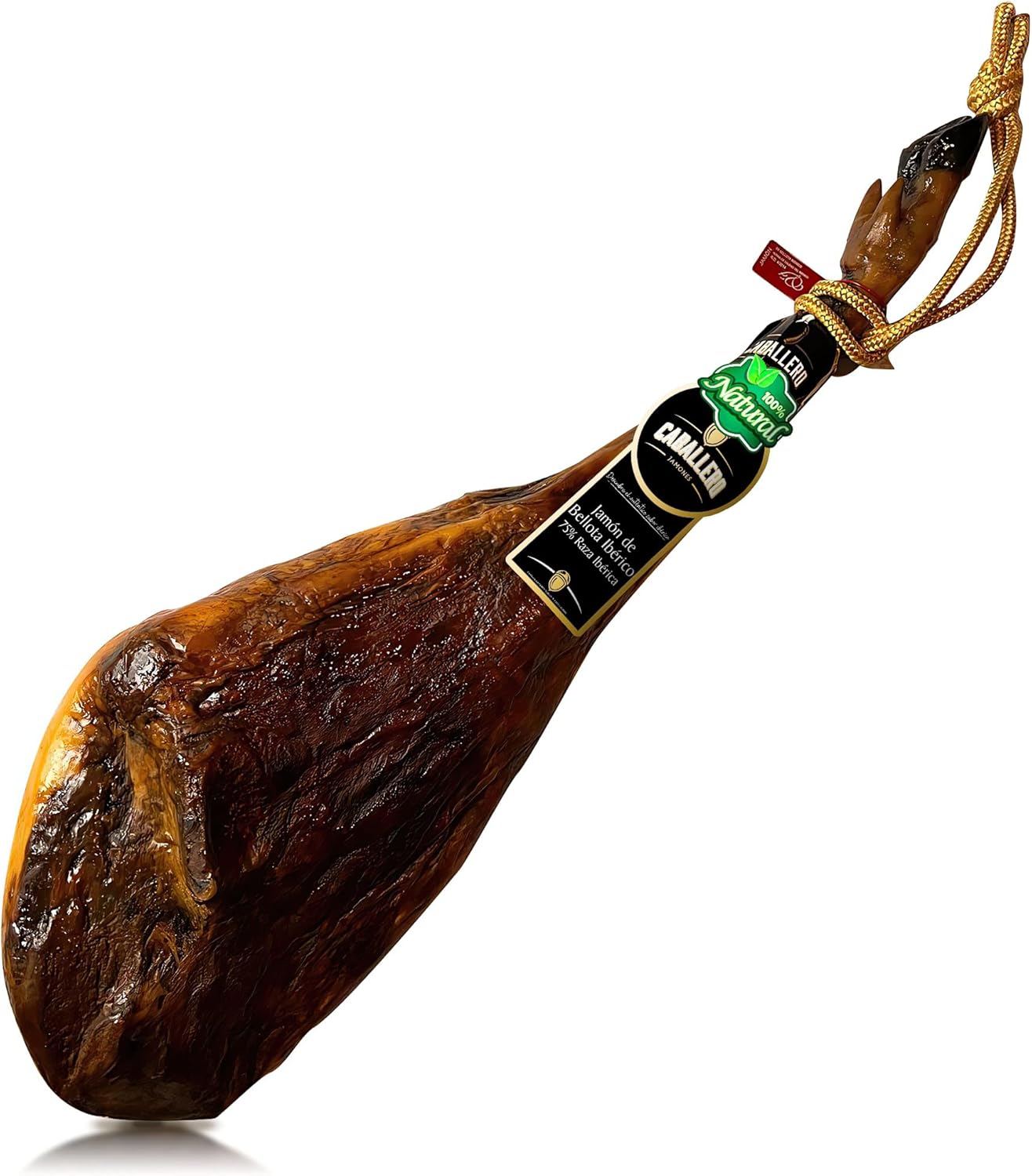 8-9 Kg Jambon Iberique PATA NEGRA Bellota - De porcs ibériques nourris avec des glands et 100% naturel - Jamon Iberico de Bellota Pata Negra