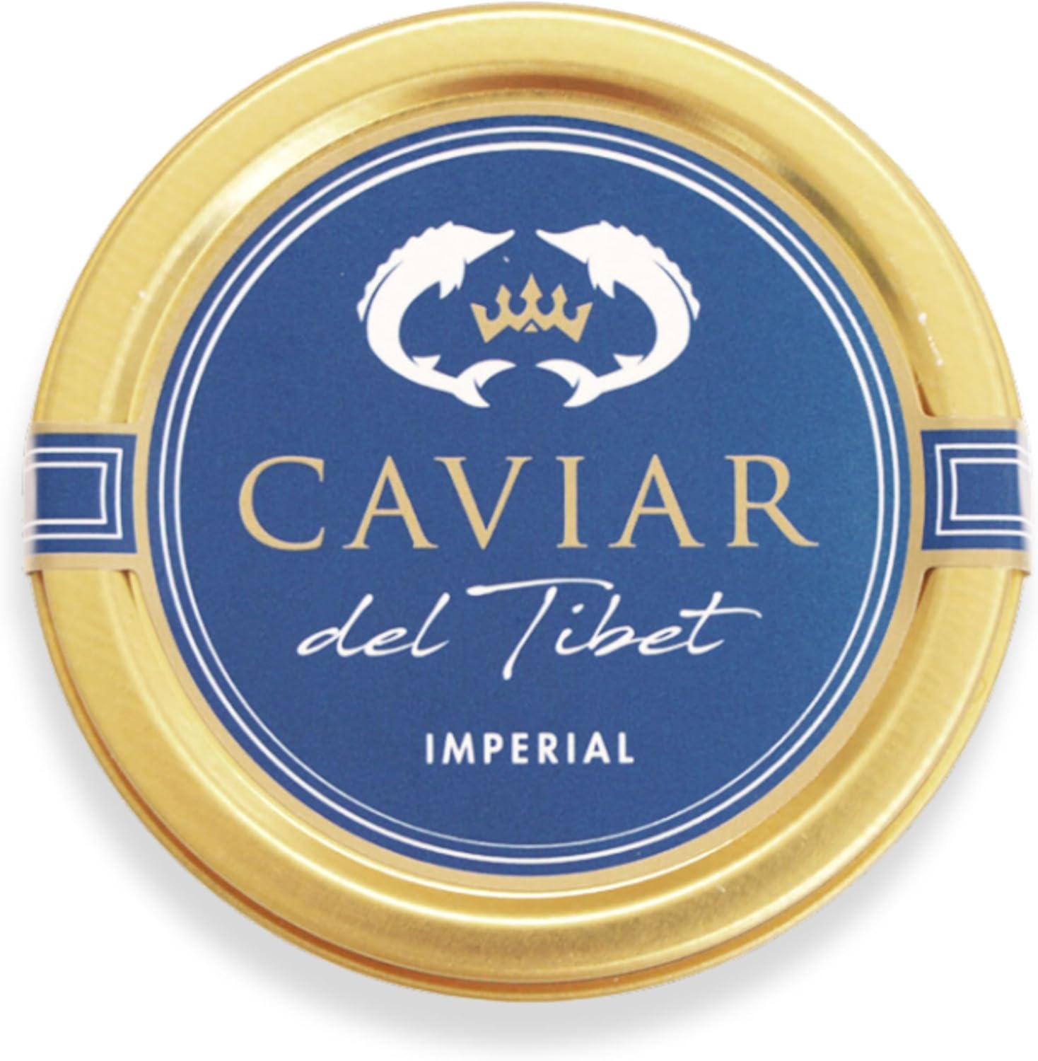 Caviar del Tibet - Caviar Impérial 50gr - Caviar d'esturgeon Ascipenser Schrenckii et Huso Dauricus - Œufs de Caviar - Caviar Gourmet 50 g (Lot de 1)