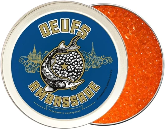 Oeufs de Truite France 250g - Livraison réfrigérée - CAVIAR AMBASSADE