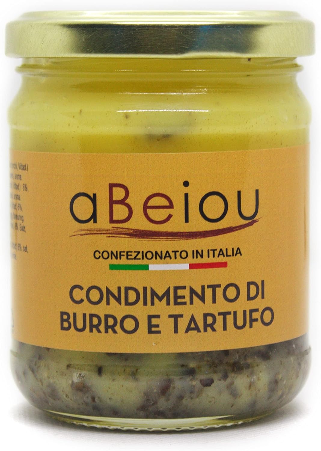 Beurre à la truffe blanche Bianchetto 160g extra produit gourmet 100% italien beurre à la truffe blanche Bianchetto de première qualité sans conservateur idéal pour les cadeaux