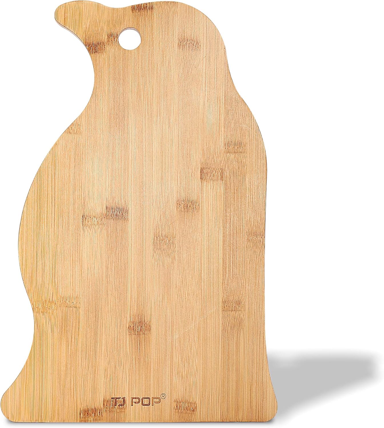 Planche à découper en bambou en forme d'animal, planches à charcuterie personnalisées et amusantes, planche à fromage en forme de pingouin 38.1x25.4x1.3 cm