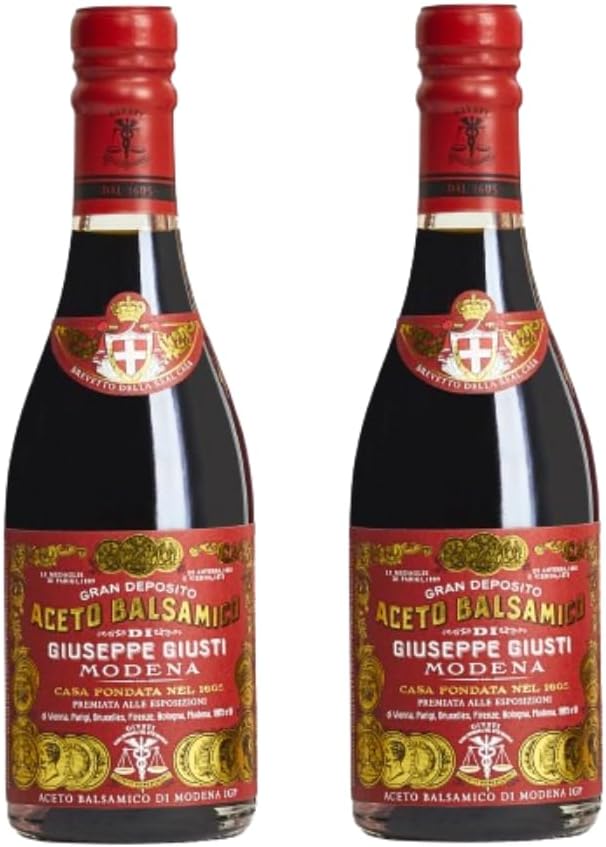 Vinaigre Balsamique de Modène IGP 3 Médailles d'Or - 2 x 250ml Champagnotta 250 ml (Lot de 2)