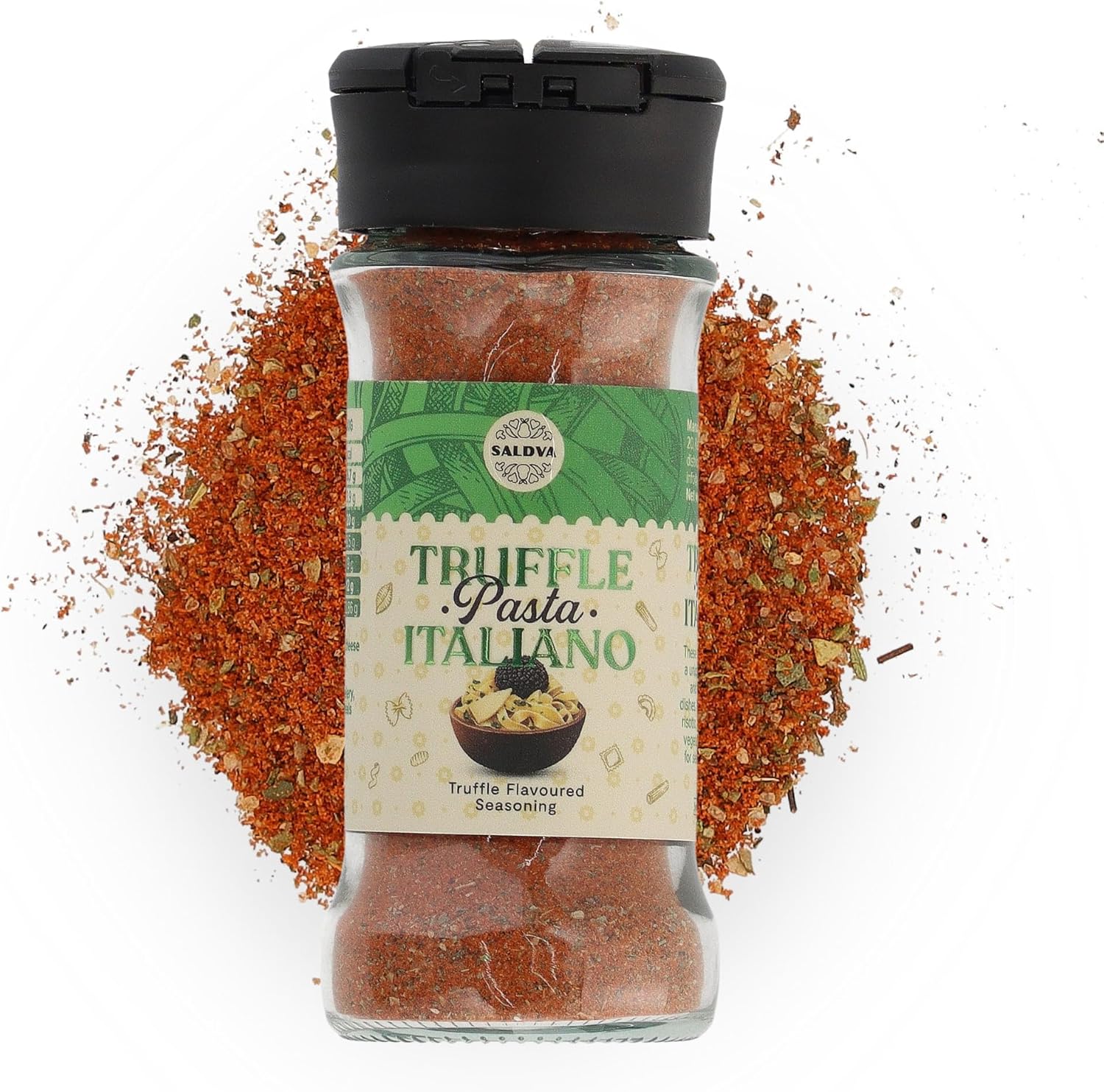 Truffle Pasta Italiano – Assaisonnement Premium au Goût de Truffe – Conçu pour Pâtes, Risotto & Plats Italiens – Pot en Verre (50g)