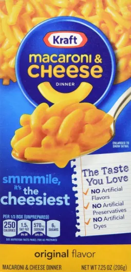 Kraft Macaroni Cheese 206 g - Lot de 5 206 g (Lot de 5)