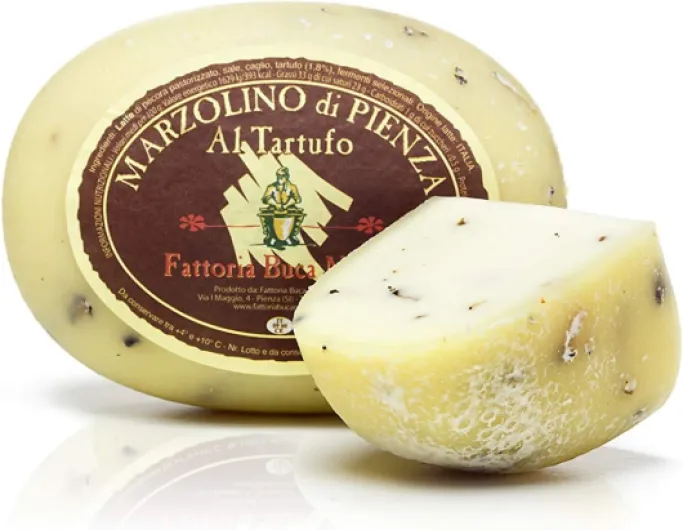 Fattoria Buca Nuova Fromage à pâte ferme au mélange de truffes noires