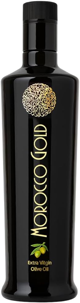 Huile d'olive extra vierge Morocco Gold Single Estate - Non filtrée, non mélangée - Riche en polyphénols - Pur et naturel - 500ml