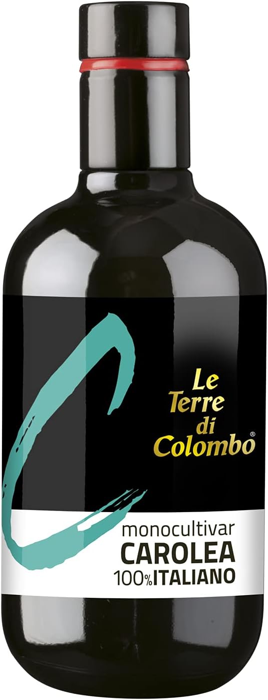 Huile d’olive extra-vierge 100 % italienne, produite à partir du cultivar Carolea, 500 ml
