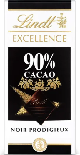 Excellence Chocolat Noir, 90% Cacao, 100g