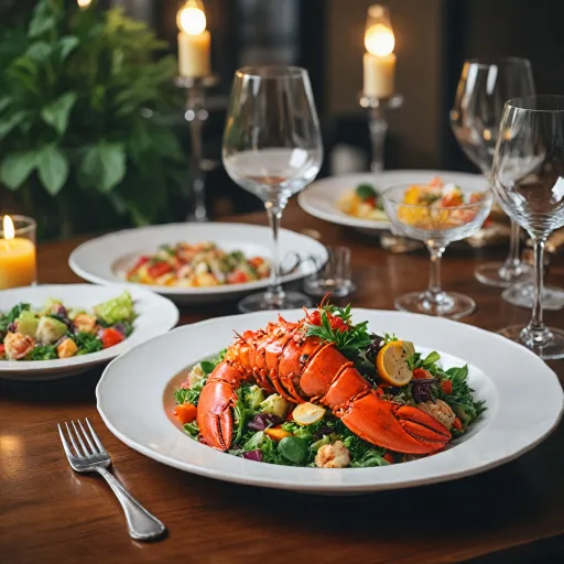 Une expérience culinaire avec la salade de homard