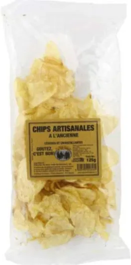 Dynamique provencale Chips artisanales à l'ancienne - Le sachet de 125g