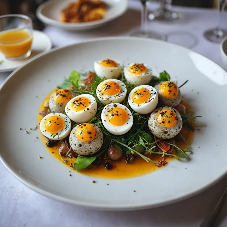 Les délices des oeufs de caille gourmet