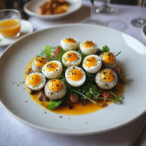Les délices des oeufs de caille gourmet
