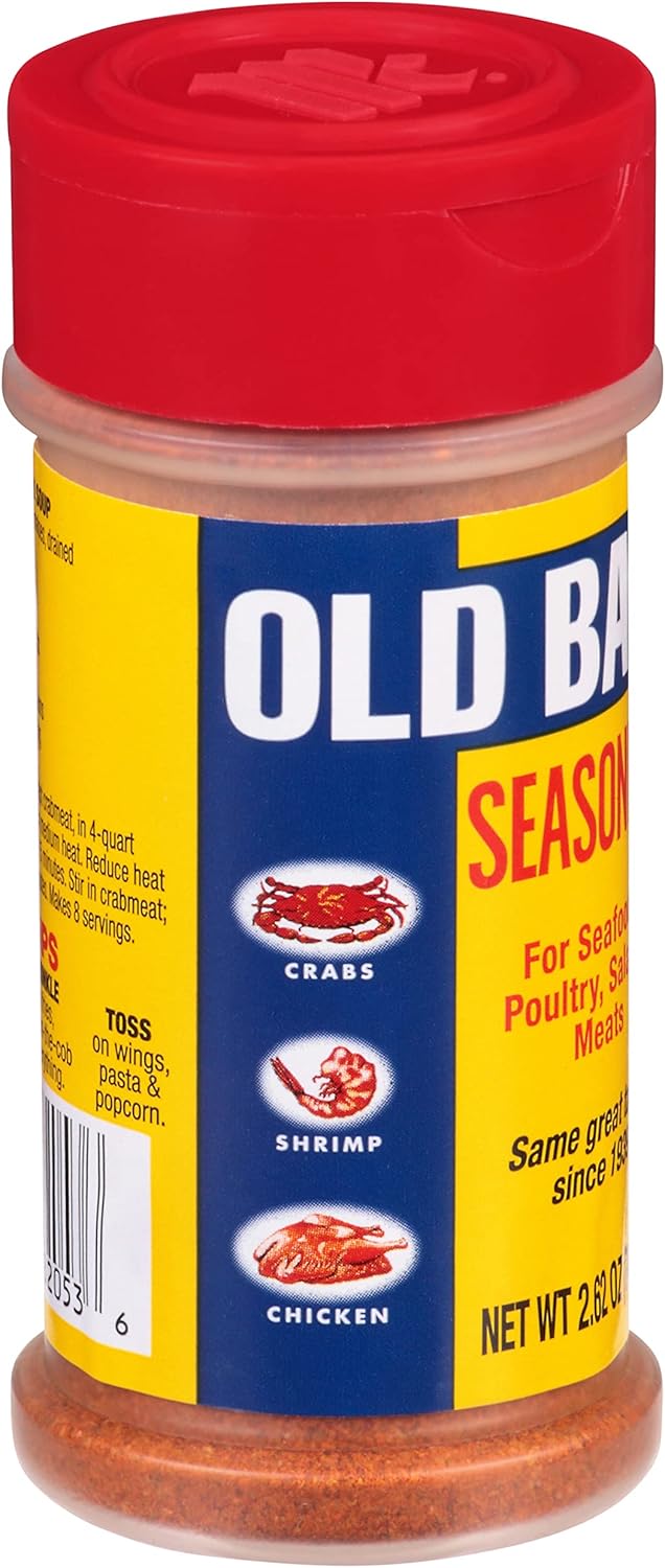 Old Bay Seasoning, For Seafood, Poultry, Salads, and Meats, 2.62 Oz